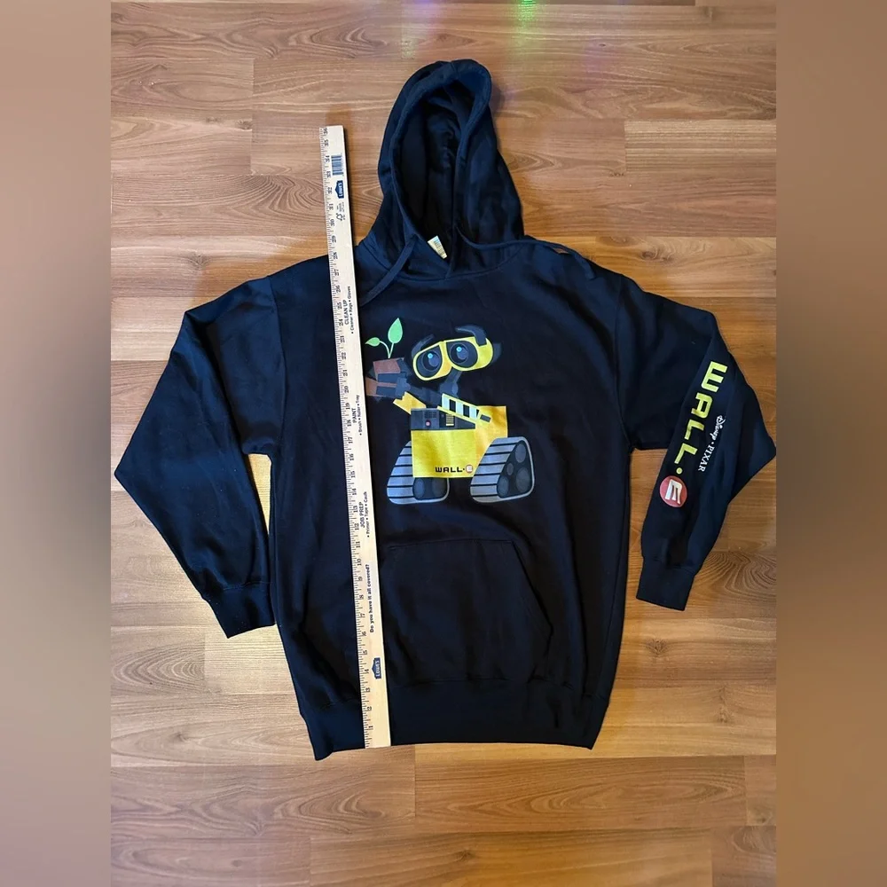 Hot Topic Black and Yellow Wall-E Hoodie - Picture 3 of 7